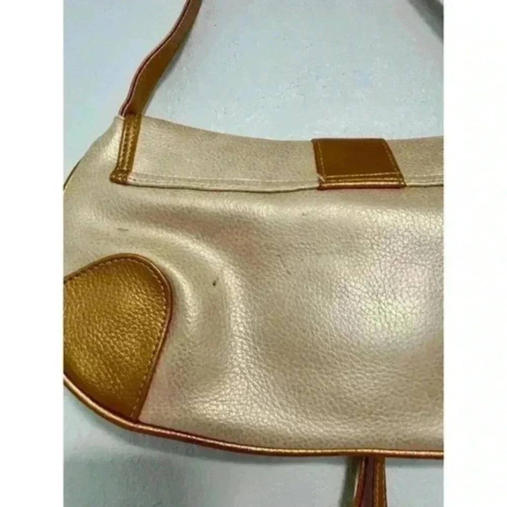 Elizabeth Arden Metallic‎ Gold Shoulder Bag Hobo Purse